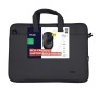 Kit Geanta de laptop Trust Bologna pentru laptop-uri cu diagonala de pana la 16", mouse Trust wireless, negru TRUST - 18